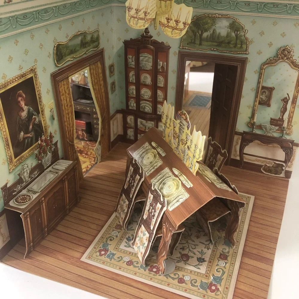 A Three Dimensional Victorian Doll House 3D Pop-Up Playset book